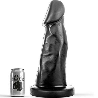 Dildo All Black in PVC con Curve Leggere e Misure Imbattibili